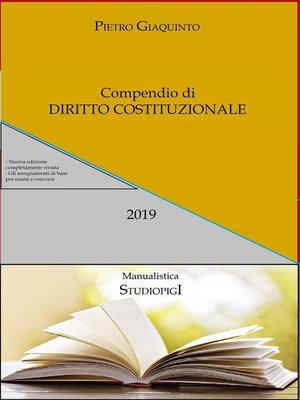 cover image of Compendio di DIRITTO COSTITUZIONALE